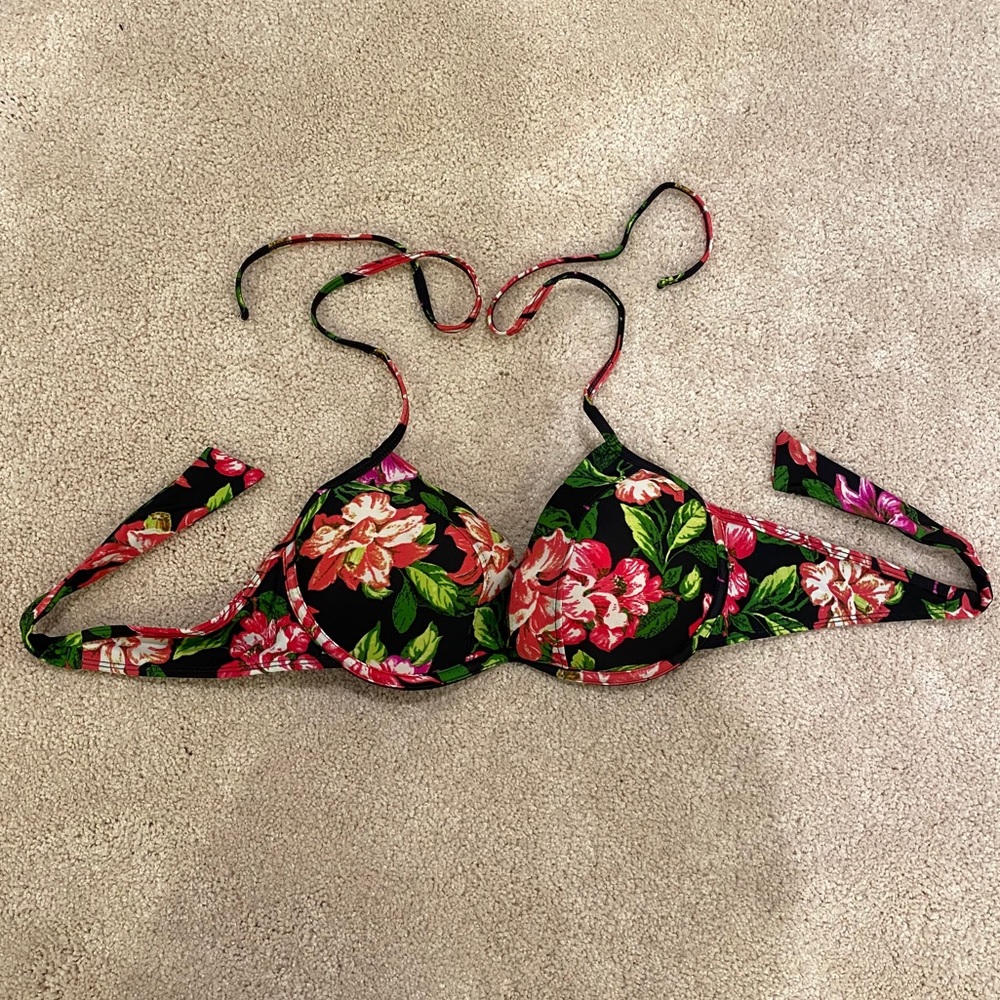 Floral Bathing Suit Top